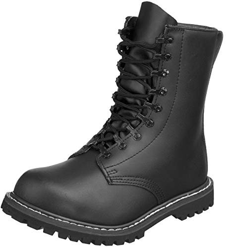 Mil-Tec Bundeswehr Paratrooper Stiefel 41/7 Schwarz 41 EU, Schwarz, 41 EU
