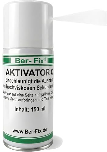 Ber-Fix Sekundenkleber Aktivator 150ml Werkstattgröße | Sekundenkleber Aktivator 150ml Werkstattgröße: Ber-Fix Kleber Aktivator
