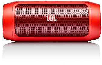 JBL Charge 2 Tragbarer Drahtloser Wireless Bluetooth Stereo-Lautsprecher mit Aufladbarer Batterie, Integrierter Freisprecheinrichtung, 3,5 Stereoeingang und Social Mode Funktion - Extrem kraftvoller Sound und Bass - Kompatibel mit Apple iOS und Android Geräten - Rot