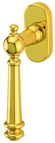 Alpertec Fenstergriff Ron Messing poliert Stiftlänge 40 mm Fensterbeschlag, 32870340K1
