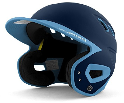 Boombah DEFCON Batting Helmet Navy/Columbia Blue - Size Senior 7 - 7 3/4