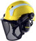 Uvex Pheos Forestry – Casco Forestal con protección auditiva y Facial – SNR: 30 dB – Color: Amarillo