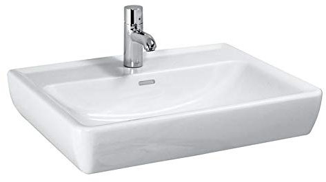 Laufen PRO A Waschtisch, 1 Hahnloch, mit Überlauf, 550x480, weiß, Farbe: Bahamabeige - H8189510181041