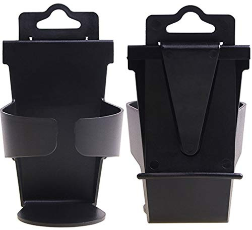2 Stück Autogetränkegestell Universal Autogetränkhalter Wasserbecherflaschen-Dosenhalter Türhalterung Kaffeegetränke und Getränkedose Veranstalter Korb Auto Styling, Auto-Becherhalter