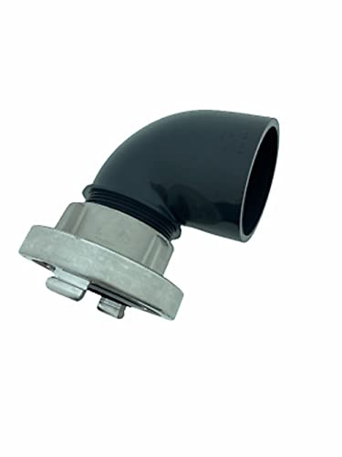 Rohrbogen 90° Storzkupplung C, Bogen Storz Auslaufbogen PVC