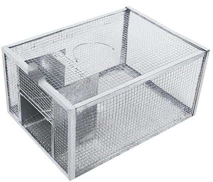trampas para Ratas, Trampa para Ratones de circulación Continua Trampa for Ratones Continua for el hogar, Jaula for Ratas automática de Gran Espacio, Segura y Trampa for Ratones