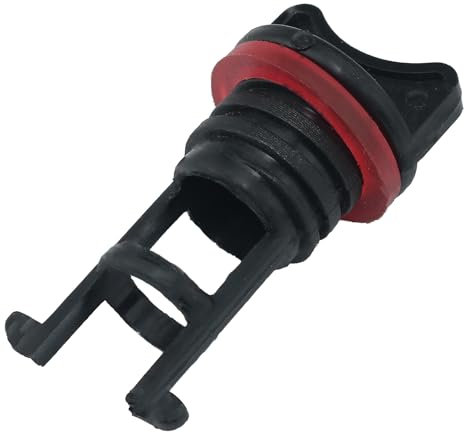 YTgilo Abflussstopfen für Boot, Yacht, Boot, Abflussstopfen aus Nylon, Ersatz für verschiedene Kanus, Kajaks, Boote, Yacht, Hardware, Zubehör, 2 Stück