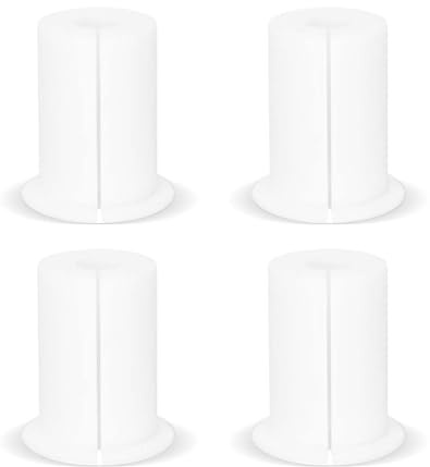 4 Stück Wanddurchführung Kabel, Wanddurchführung, Wanddurchführung für Starlink für 2,54cm Wandloch, Mauerdurchführung Kabel für Starlink Kabelrouter und Ethernet Adapter (Weiß)