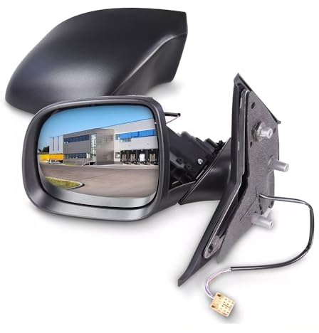 HEYOUTH Retrovisores Exteriores Eléctricos Eléctricos Izquierdos,Espejos Laterales Completos con Cristal Calefactado Convexo,para VW Transporter T6 2015-2024