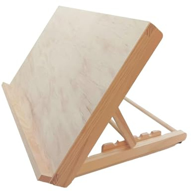 MagiDeal Chevalet de Table, Planche à Dessin, Support de Livre de Bureau, Angle réglable, Planche à Dessin pour débutants, Artistes et Peintres
