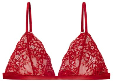Women'secret Xmas Red Collection BH, 95B triangel-bh för kvinnor