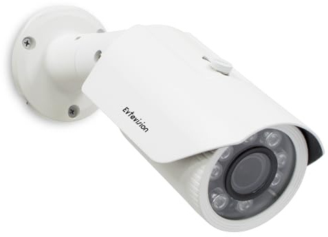 Evtevision 5 megapixel övervakningskameror IR-bullet kameror 2,7–13,5 mm vari-fokal lins, 4-i-1 AHD/TVI/CVI/CVBS IP67 väderbeständig utomhus/inomhus 40 m mörkerseende, ingen adapter