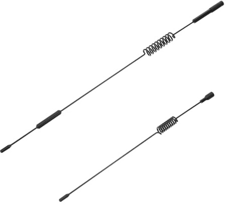 LOLIPPYY Antena De Techo para Coche Omnidireccional 2 Piezas Rosca M3×0.5 Antena para SUV y Camión Exterior Resistente Compatible Nb/gsm/3g/4g/5g Accesorio para Vehículos