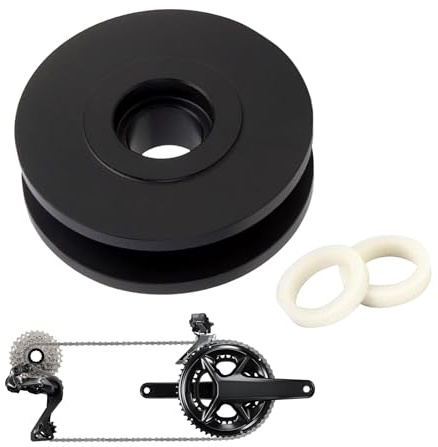 Nudorpn Support de chaîne de vélo de montagne - Support de chaîne pour moyeu de vélo - Convient pour cadre de 12 mm - Protection pour les trajets en plein air, les longs voyages, la route en gravier