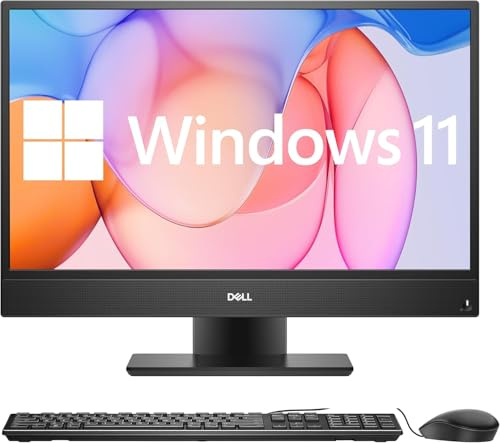 Dell OptiPlex 5260 Tout en Un PC de Bureau, 21.5in AIO FHD(1920x1080), Core i5-8500, 8 Go de RAM, 256 Go SSD, HDMI, US Clavier QWERTY, Win11 Pro (Rénové)