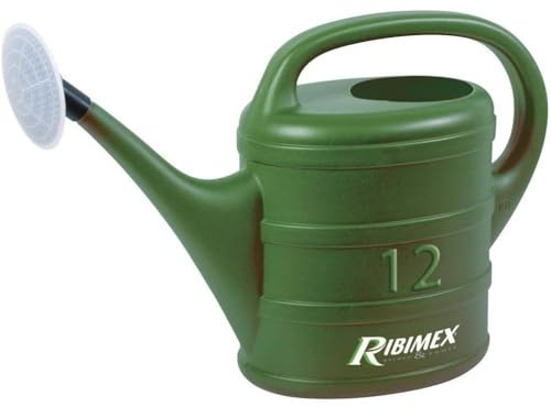 D-Work - Regadera extraíble (12 L), diseño ergonómico y duradero, ideal para jardín