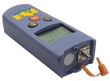 LLOOPK Tester fibra ottica, Misuratore di potenza ottica in fibra FTTH, tester for cavi ottici -70~+6/ -50~+26dBm Connettore OPM FC/SC/ST(FWP-10C)