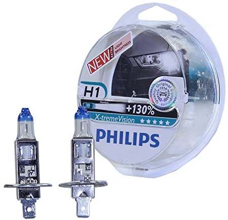 Philips X-tremeVision +100% H1 Scheinwerferlampe 12258XVS2, 2er-Set
