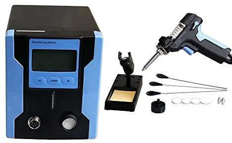 KATSU Desoldering Rework Station 140W Desoldering Gun with Nozzle Accessory Set 312098