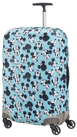 Samsonite Global Travel Accessory Disney - Kofferhülle für Spinner Medium, Mickey/Minnie Blue