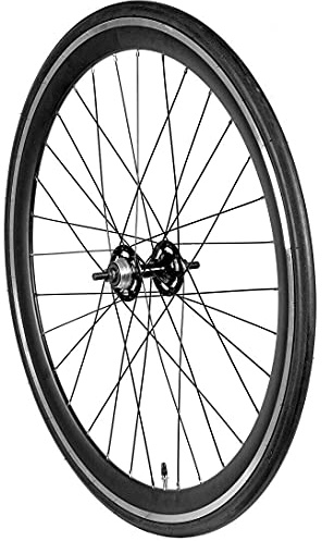 Redondo 28 Zoll Hinterrad Singlespeed Fixie Laufrad Felge Schwarz + Reifen