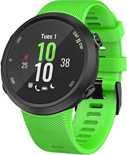 Shieranlee kompatibel mit Garmin Forerunner 45 Armband Silicone Sport Ersatz-Uhrenarmband für Garmin Forerunner 45 GPS-Laufuhr