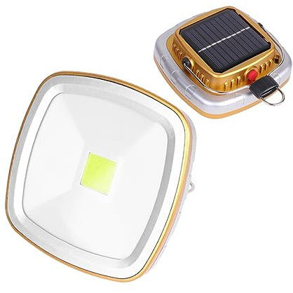 BESPORTBLE Notfall- -campinglampe Solar Wiederaufladbar Tragbar Für Outdoor-wanderzelt Keine Batterien Erforderlich Golden