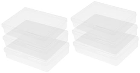 Toyvian 6stücke Spielkarten Aufbewahrungsboxen Aus Robustem Kunststoff Transparente Kartenboxen Mit Deckel Für Kartenliebhaber Schützt Vor Feuchtigkeit Und Sorgt Für Ordnung