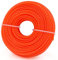 Akuoly Filo per Tagliabordi Decespugliatori 100m Strimmer Linee Tagliaerba Diametro 2,4 mm in Nylon, Arancione