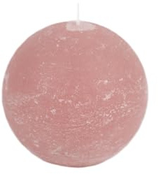 Rasteli Luz Your Senses Kerze – Kugelkerze Taupe-Rosé D 10 cm pro 2 Stück