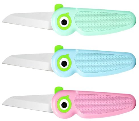 3 Pièces Portable Éplucheur Fruits, Eplucheur Legumes en Acier Inoxydable, Éplucheur Multifonction en Acier Inoxydable, pour Éplucher et Déchiqueter Les Fruits et Légumeset