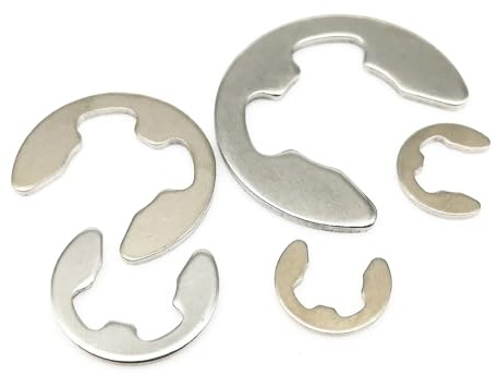 10/50/100 pcs M1.2 M1.5 M2 M2.5 M3 M3.5 M4 M5 M6 M7 M8 M9 M10 M11 M12 M13 M15 M16 304 Albero In Acciaio Inox Anello di Ritegno Rondella Esterna E Clip di Sicurezza(M7 50pcs)