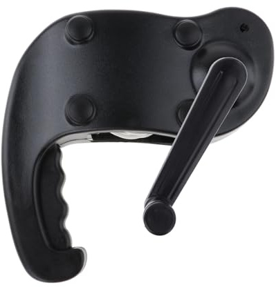 F Fityle Accessoires pour Parasol de Terrasse, Patio Umbrella Handle Handle, Support Robuste, Pièce de Rechange pour Parasol, Fixation pour Cour, Piscine, Jardin, Manivelle - Noir,avec Cordon