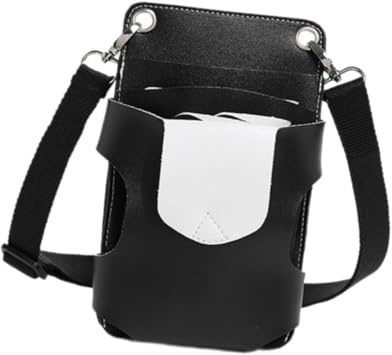 Gcljlmy Sac pour outils de salon, sac à ciseaux, sac banane pour coiffeur, ceinture de salon avec poches, sac banane de coiffeur, noir/blanc, Simplicity