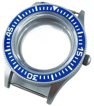 NLNKDTDPAK 40 mm retro kupolformad passform for NH35 NH36 NH34 ETA2824 PT5000 klockfodral med safirkristall lysande keramikram(A1 Blue Bezel,NH35 NH36 NH34)