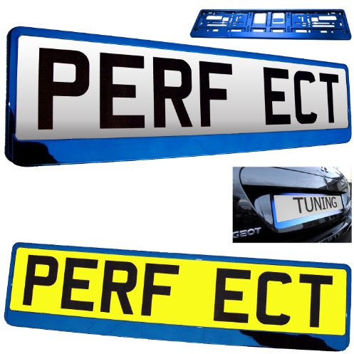 Marco para la placa de la matrícula de Taport®, soporte para el número de matrícula del coche