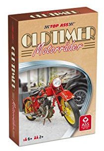 ASS Altenburger 22571455 - TOP ASS Oldtimer - Motorräder, Quartett, Kartenspiel