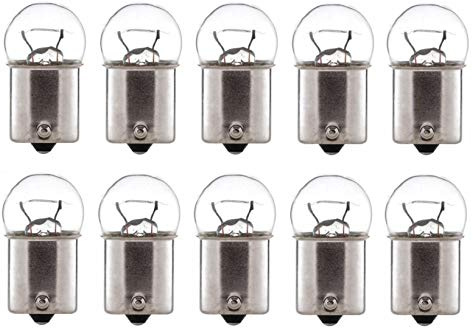 cyclingcolors Birne, BA15S, 6V, 10W, Packung mit 10 Transparent