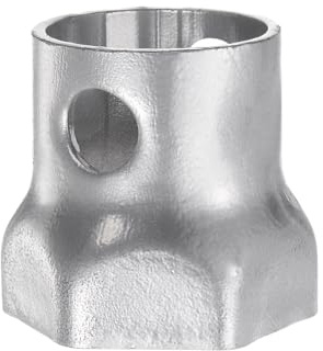 sourcing map Husillo Tuerca Zócalo 80mm 6 Puntos Rueda Rodamiento Contratuerca Zócalo