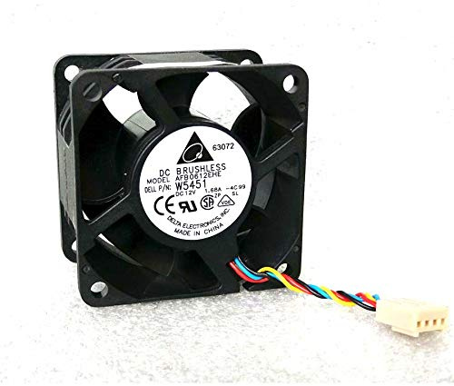 cooler Fan for Delta AFB0612EHE 60mm x 38mm Extreme Speed PWM Fan 62 CFM 4 Pin