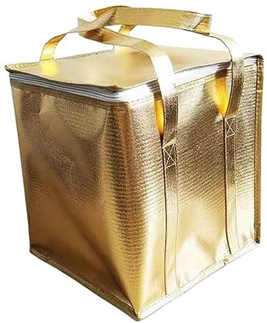 MUSISALY Lebensmittelliefertasche Isolierte Tasche Mit Reißverschluss Großes Fassungsvermögen Und Haltbar Für Lebensmittel Und Getränke