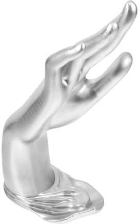 FOMIYES Handförmiger Multifunktions Armbandständer aus Kunstharz in Silber