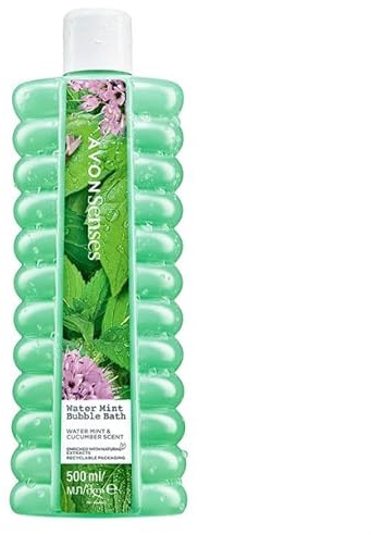 Avon Senses Schaumbad Water Mint, 500 ml, Wasserminze & Gurke