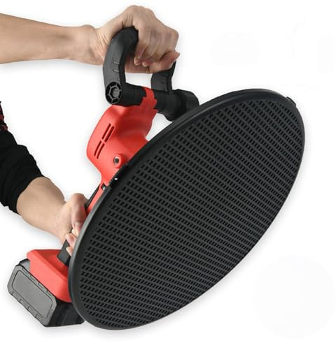 SHAHRYAR Frattazzatrice Elettrica per Malta da Muratore 1680w,Regolazione A 6 velocità,2 Batterie al Litio-Motore Interamente in Rame-per Calcestruzzo Frattazzo Intonacatrice