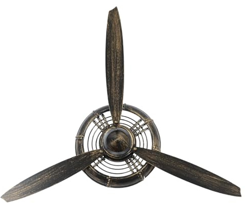VICASKY Vintage Flugzeugkopf Wanddekoration Aus Eisen Wandhängedekoration Für Büro Wanddeko Retro Industriestil Für Wohnzimmer Home Office Und Bar 29.53 X 21.65 X 2.95 in