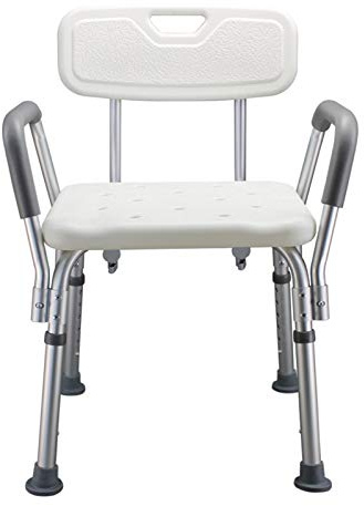 Pongnas Panca Doccia Bagno Regolabile Altezza Vasca Doccia Leggero Sedile per Anziani Disabili