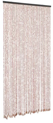 DCSYOG 90x200cm Bambus Perlenvorhang Türvorhang 52 Stränge Bambusvorhang als natürlicher Sicht- & Insektenschutz, dekorativer Perlenvorhang für den In- und geschützten Outdoorbereich