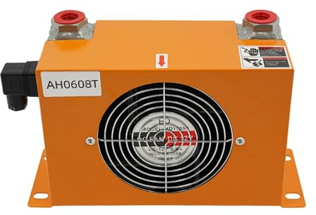 AH0608T 0L/Min 2300Kcal/H Radiatore dell'olio idraulico, Radiatore dell'olio motore interamente in rame, Radiatore compatto for impianto idraulico e lubrificazione Operazione stabile