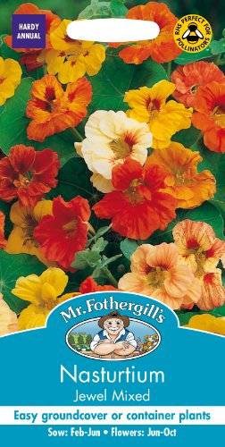Mr Fothergill's NASTURTIUM Jewel Mixed Flower Seeds