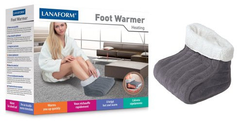 Foot Warmer - Scaldapiedi Elettrico - Lavabile In Lavatrice - Fodera In Pile - Riscaldamento Elettrico Dei Piedi Con 3 Intensità - Protezione Dal Surriscaldamento